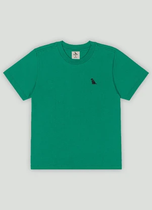 Camiseta Infantil Básica para Menino Quimby Verde - QUIMBY