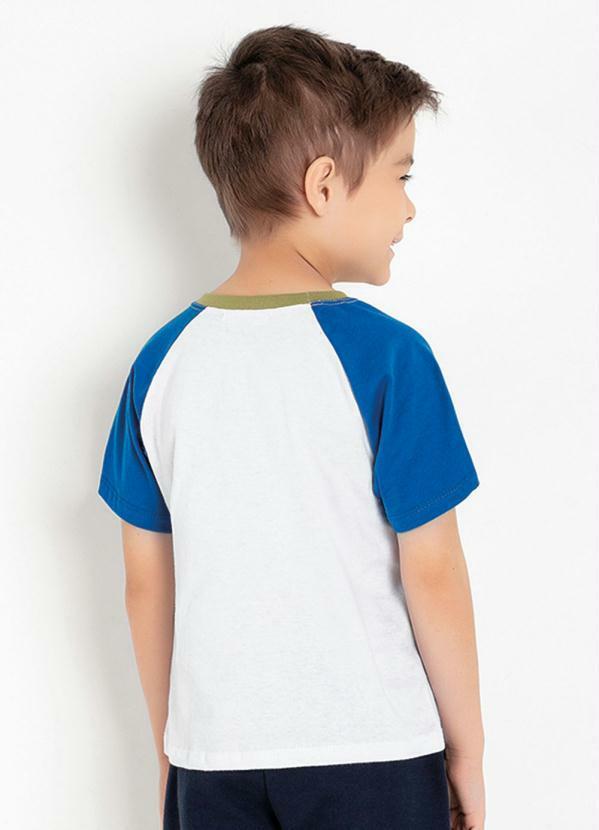 Queima Estoque - Camiseta Infantil Branca com Estampa 2