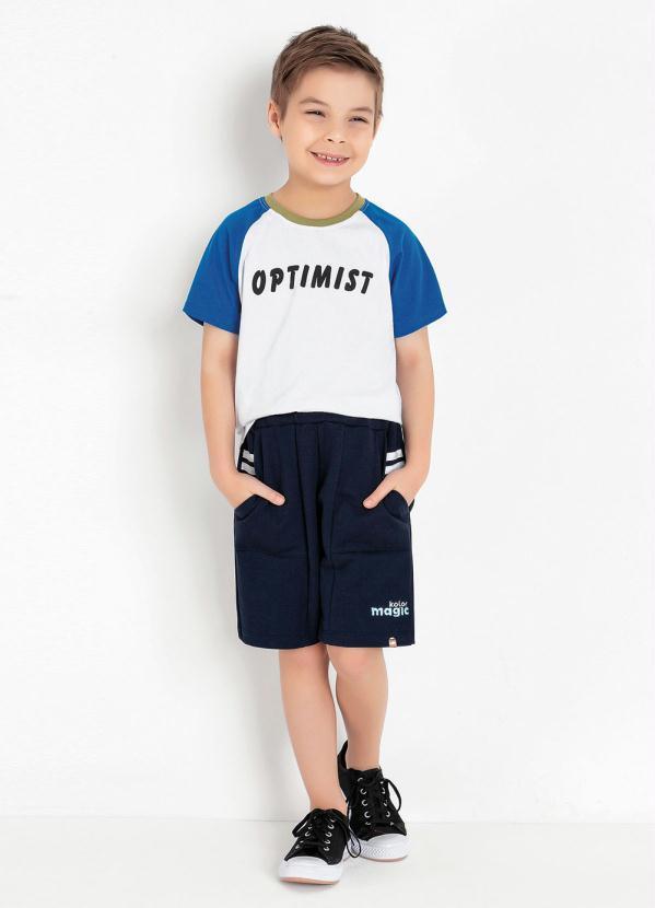 Queima Estoque - Camiseta Infantil Branca com Estampa 5