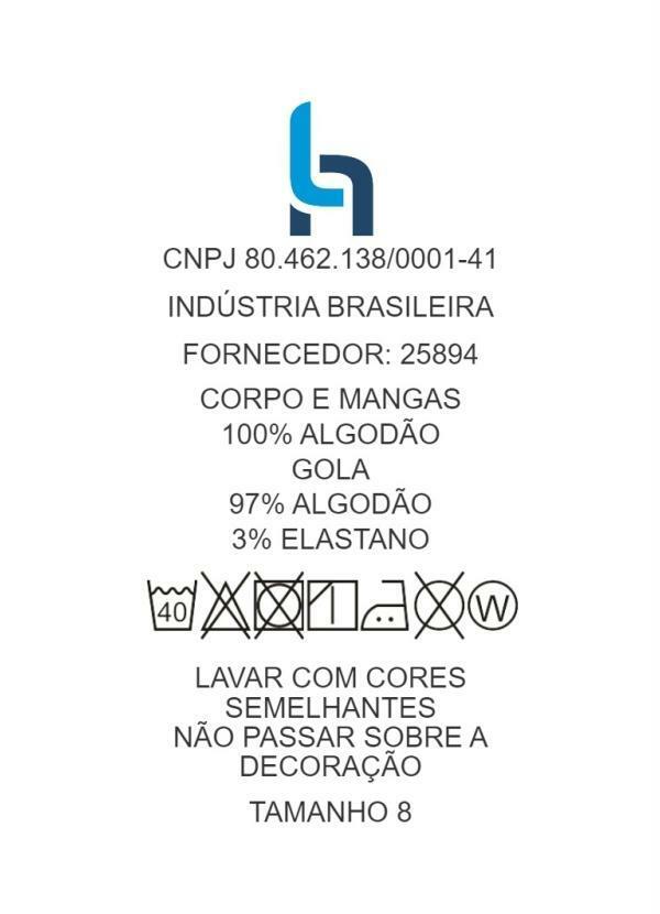 Queima Estoque - Camiseta Infantil Branca com Estampa 6