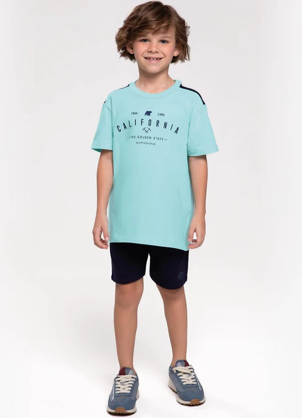 Trick Nick - Camiseta Infantil California Azul 3