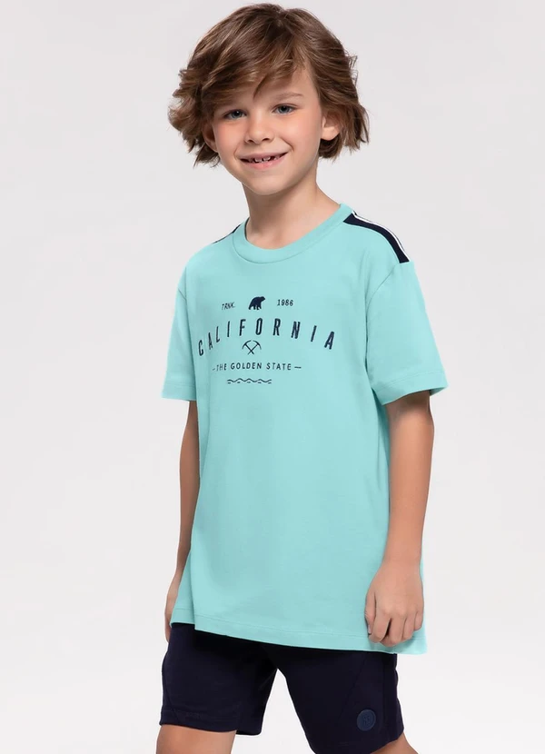 Trick Nick - Camiseta Infantil California Azul 4