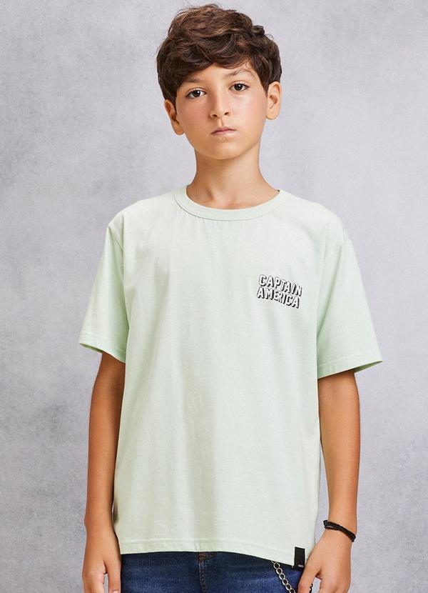 Youccie - Camiseta Infantil Capitão América Verde