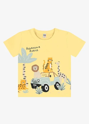 Rovi Kids - Camiseta Infantil com Estampa Amarelo - ROVI KIDS