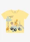 Rovi Kids - Camiseta Infantil com Estampa Bege - variação: Amarelo