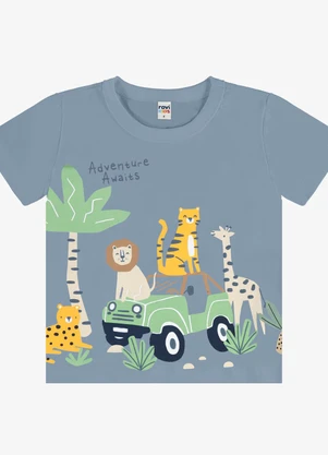 Rovi Kids - Camiseta Infantil com Estampa Azul - ROVI KIDS