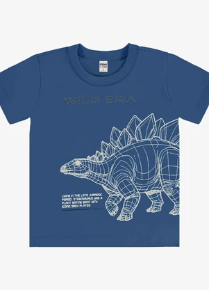 Rovi Kids - Camiseta Infantil com Estampa Azul - ROVI KIDS