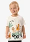 Rovi Kids - Camiseta Infantil com Estampa Bege - variação: Bege