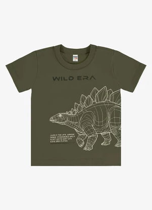 Rovi Kids - Camiseta Infantil com Estampa Verde - ROVI KIDS