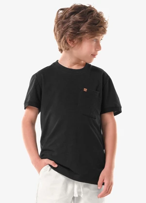 Trick Nick - Camiseta Infantil Cotton Masculina Preto - TRICK NICK
