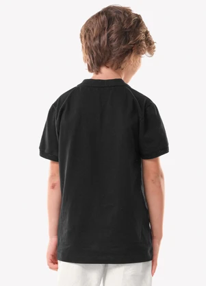 Trick Nick - Camiseta Infantil Cotton Masculina Preto - TRICK NICK