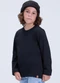 Vida Costeira - Camiseta Infantil de Malha Lisa Avulsa Marinho - variação: Preto