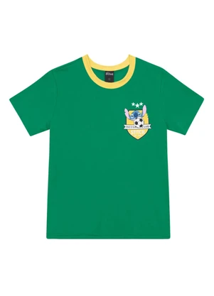 Brandili - Camiseta Infantil do Stitch Verde - BRANDILI