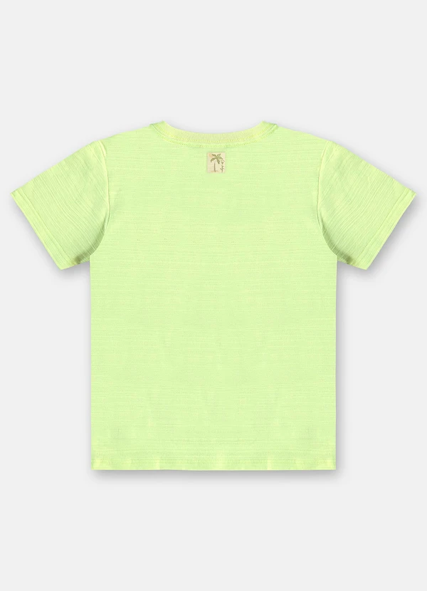 Up Baby - Camiseta Infantil em Algodão Flamê Verde 2
