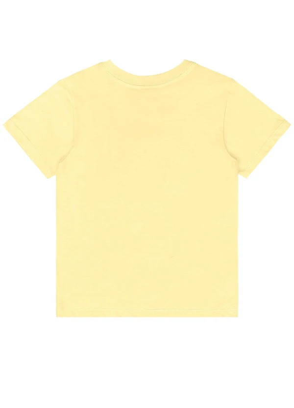 Quimby - Camiseta Infantil em Algodão Amarelo 4