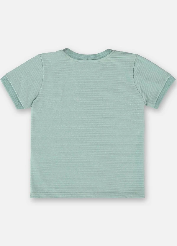 Up Baby - Camiseta Infantil em Malha Relevo Cinza 3