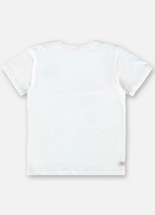 Up Baby - Camiseta Infantil em Meia Malha Branco 3