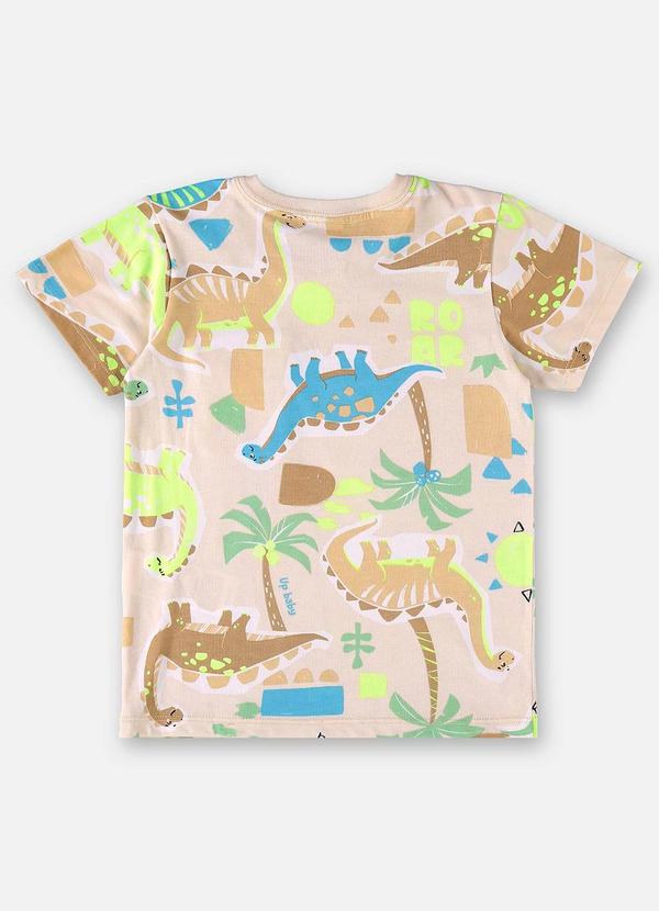 Up Baby - Camiseta Infantil em Meia Malha Marrom 4