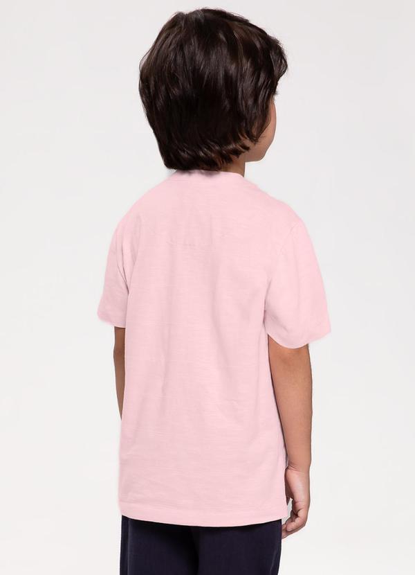 Trick Nick - Camiseta Infantil em Meia Malha Rosa 2