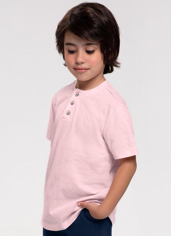 Trick Nick - Camiseta Infantil em Meia Malha Rosa 4