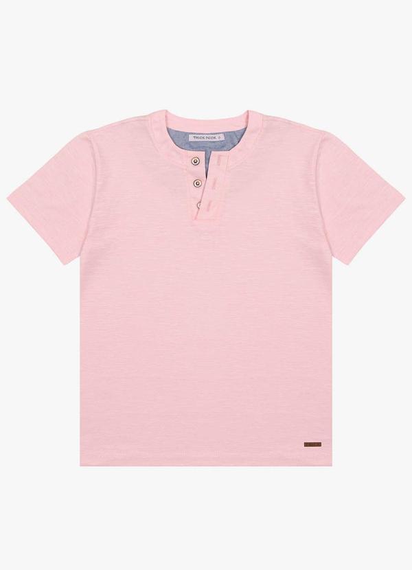 Trick Nick - Camiseta Infantil em Meia Malha Rosa 5