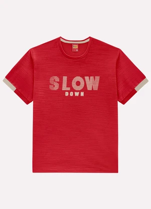 Kyly - Camiseta Infantil em Piquet Flamê Vermelho - KYLY