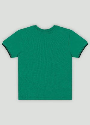 Camiseta Infantil em Piquet Quimby Verde - QUIMBY
