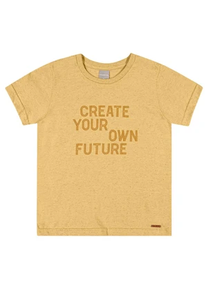 Camiseta Infantil  Estampa Colorittá (Amarela) - COLORITTÁ