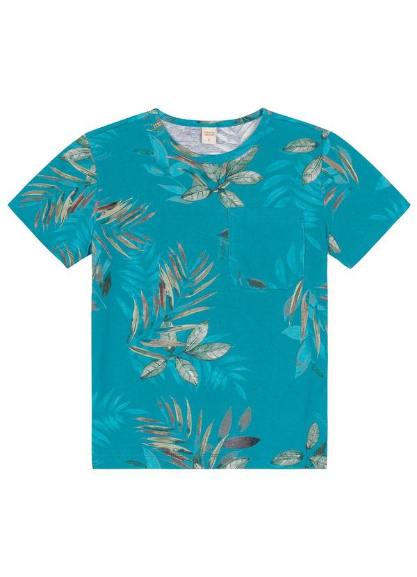 Trick Nick - Camiseta Infantil Florida em Meia Malha Verde