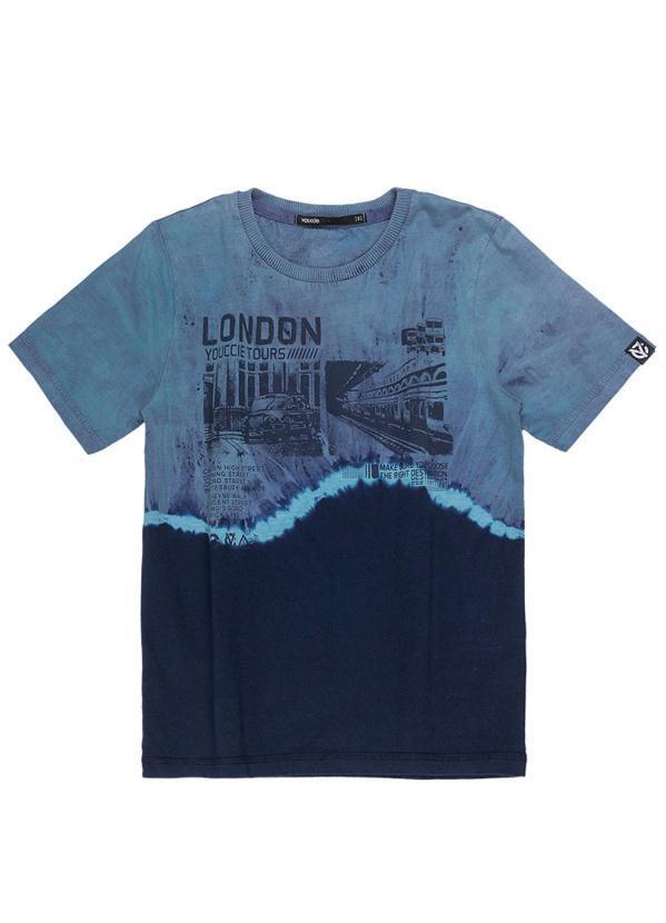 Youccie - Camiseta Infantil London Azul