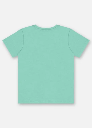 Up Baby - Camiseta Infantil Malha Linho Verde - UP BABY