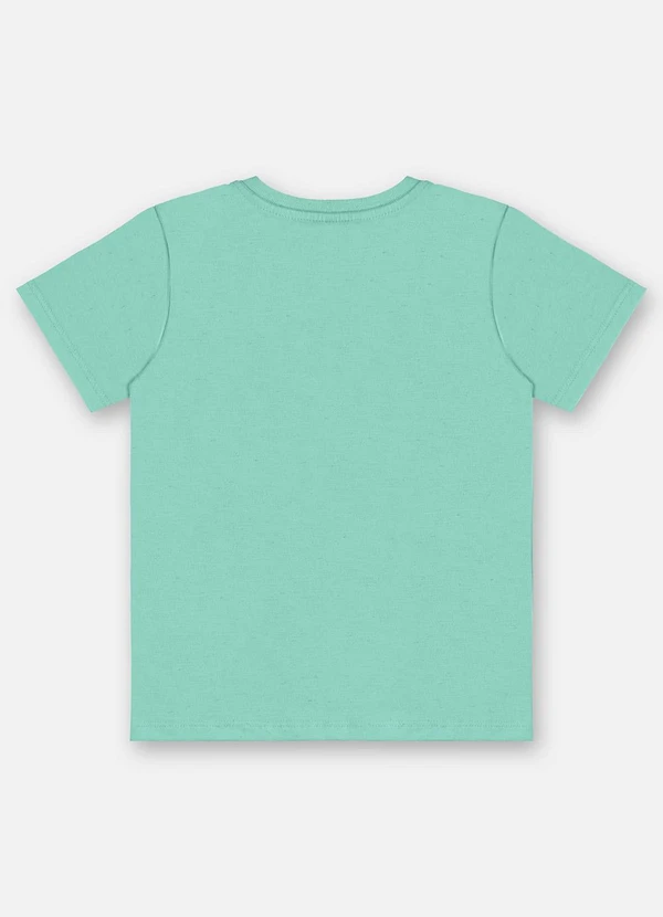 Up Baby - Camiseta Infantil Malha Linho Verde 2