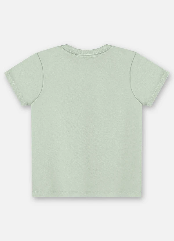 Up Baby - Camiseta Infantil Masculina Algodão Verde 2