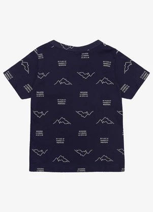 Infinita Cor - Camiseta Infantil Masculina Animais Azul - INFINITA COR