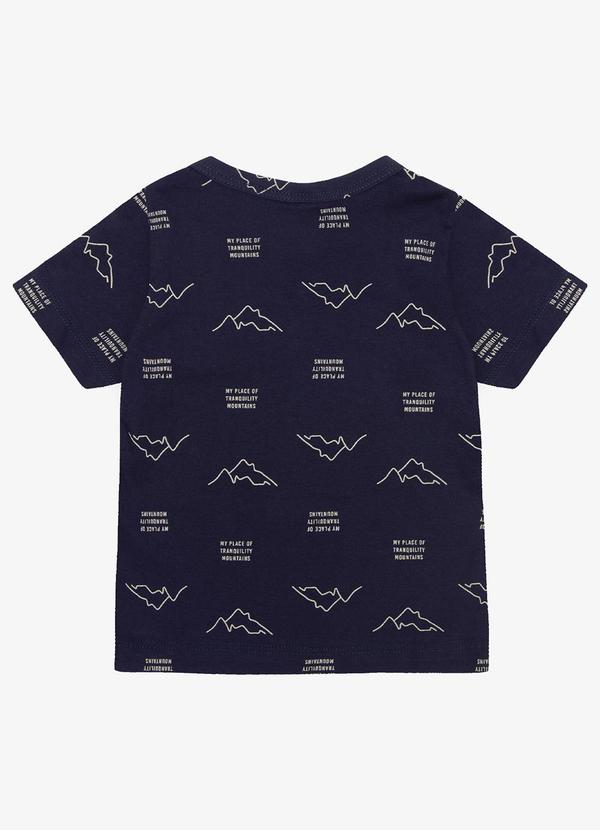 Infinita Cor - Camiseta Infantil Masculina Animais Azul 2