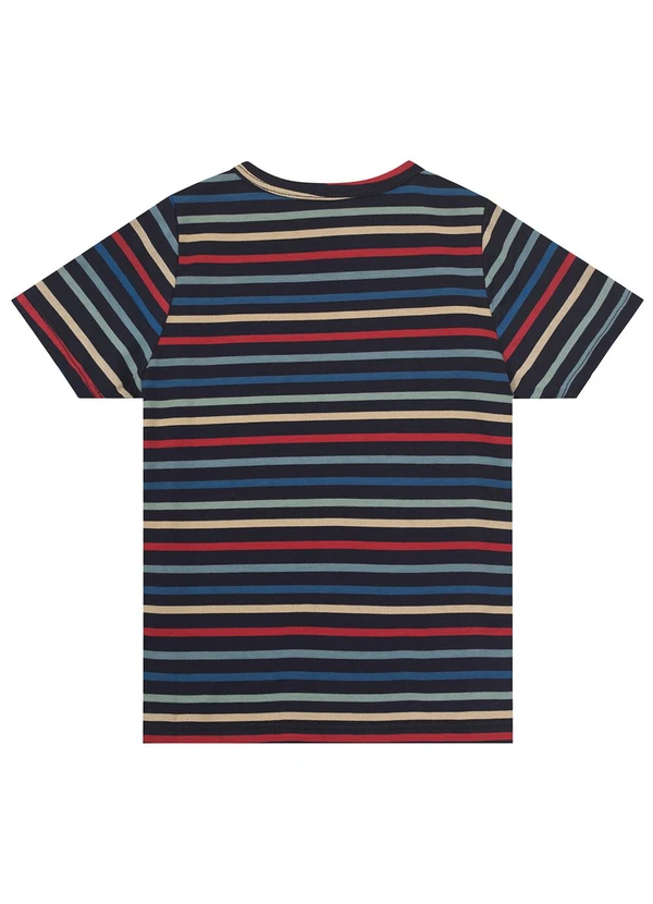 Infinita Cor - Camiseta Infantil Masculina Animais Azul 2