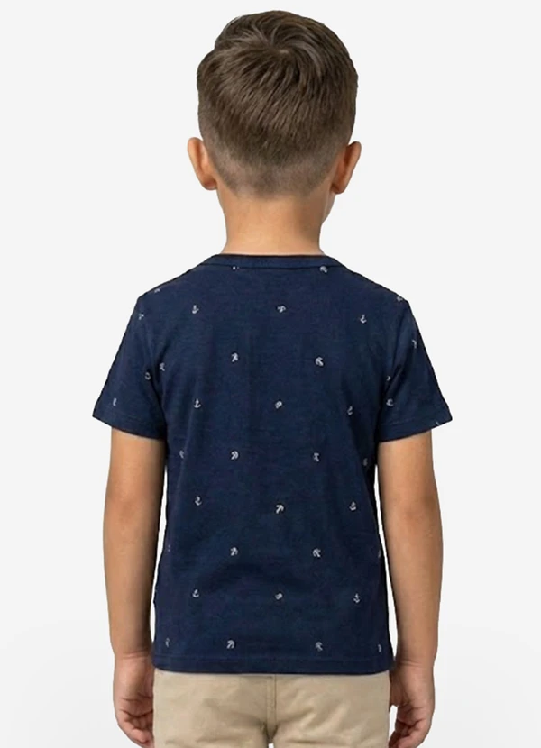 Infinita Cor - Camiseta Infantil Masculina Animais Azul 2
