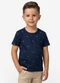 Infinita Cor - Camiseta Infantil Masculina Animais Azul - variação: Azul