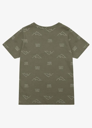 Infinita Cor - Camiseta Infantil Masculina Animais Verde - INFINITA COR