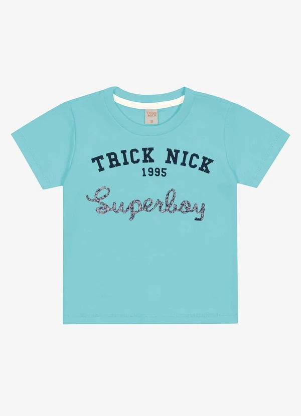 Trick Nick - Camiseta Infantil Menino Azul