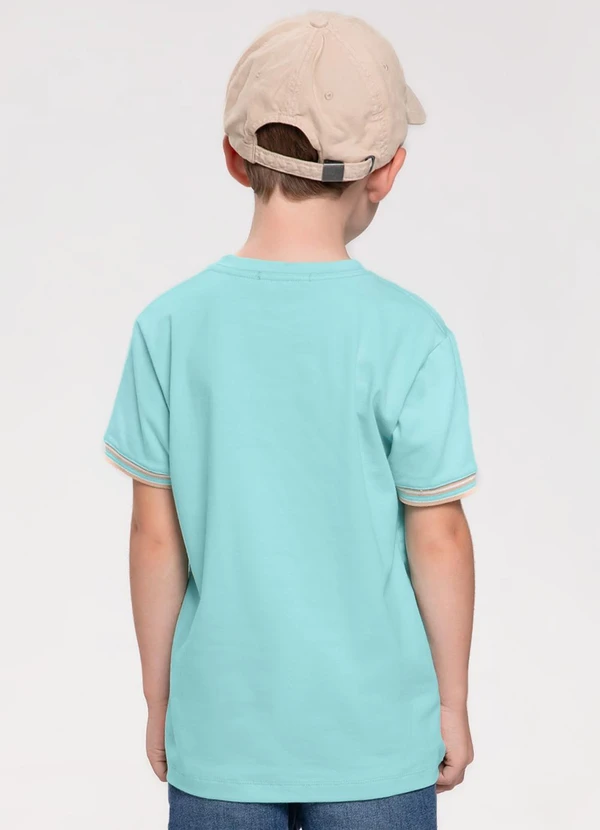 Trick Nick - Camiseta Infantil Masculina Azul 2