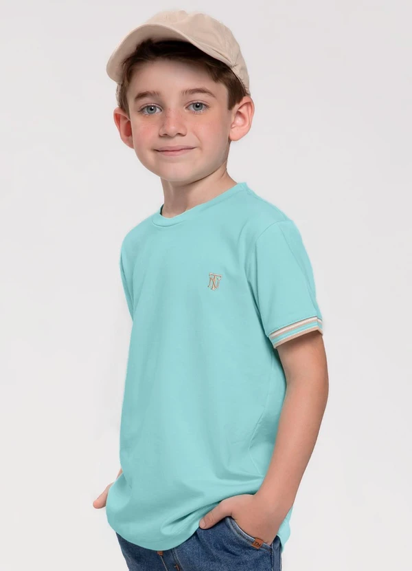Trick Nick - Camiseta Infantil Masculina Azul 4