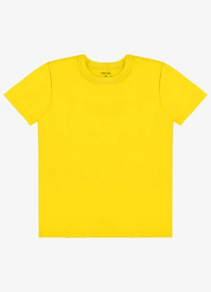 Rovi Kids - Camiseta Infantil Menino Básica Amarelo - ROVI KIDS