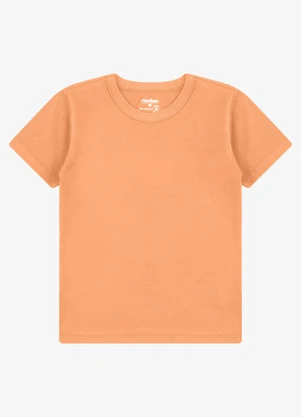 Rovi Kids - Camiseta Infantil Masculina Básica Laranja - ROVI KIDS