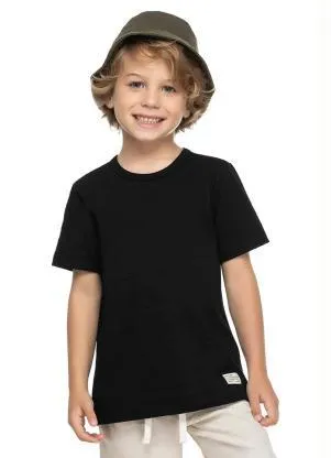 Trick Nick - Camiseta Infantil Menino Básica Preto - TRICK NICK