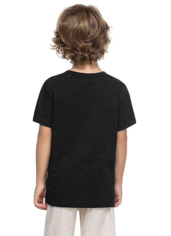 Trick Nick - Camiseta Infantil Menino Básica Preto 2