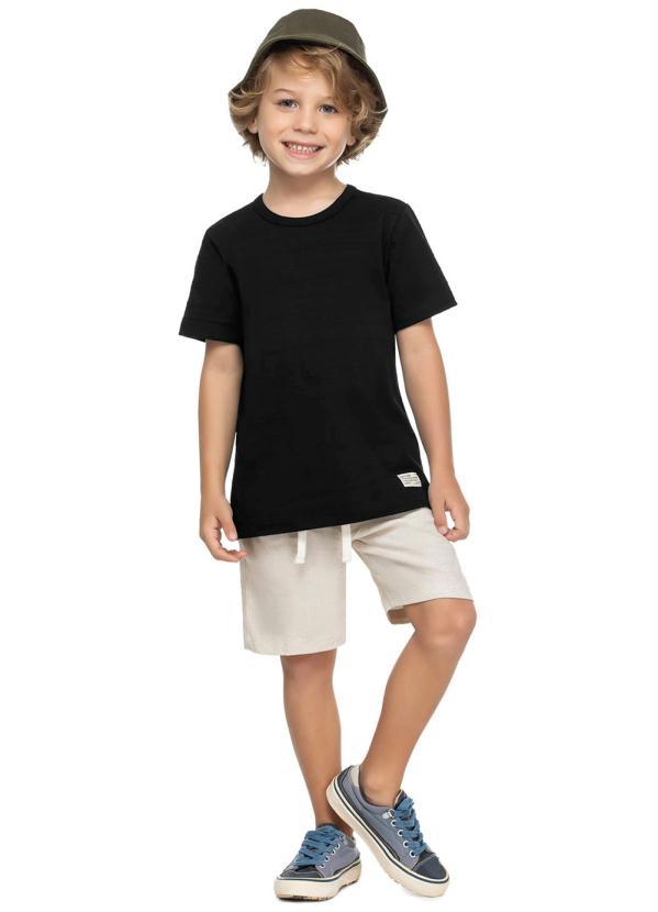 Trick Nick - Camiseta Infantil Menino Básica Preto 3