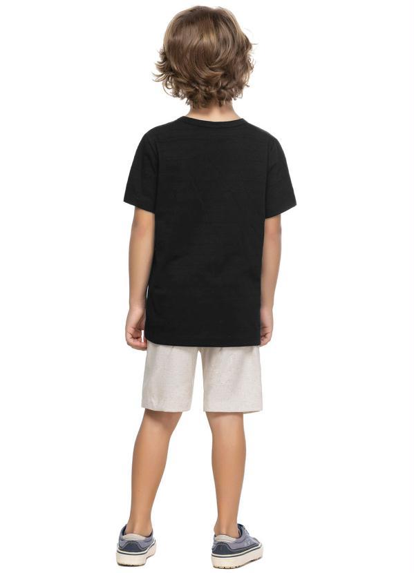 Trick Nick - Camiseta Infantil Menino Básica Preto 4