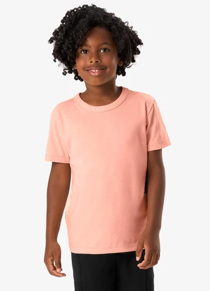 Rovi Kids - Camiseta Infantil Masculina Básica Rosa - ROVI KIDS