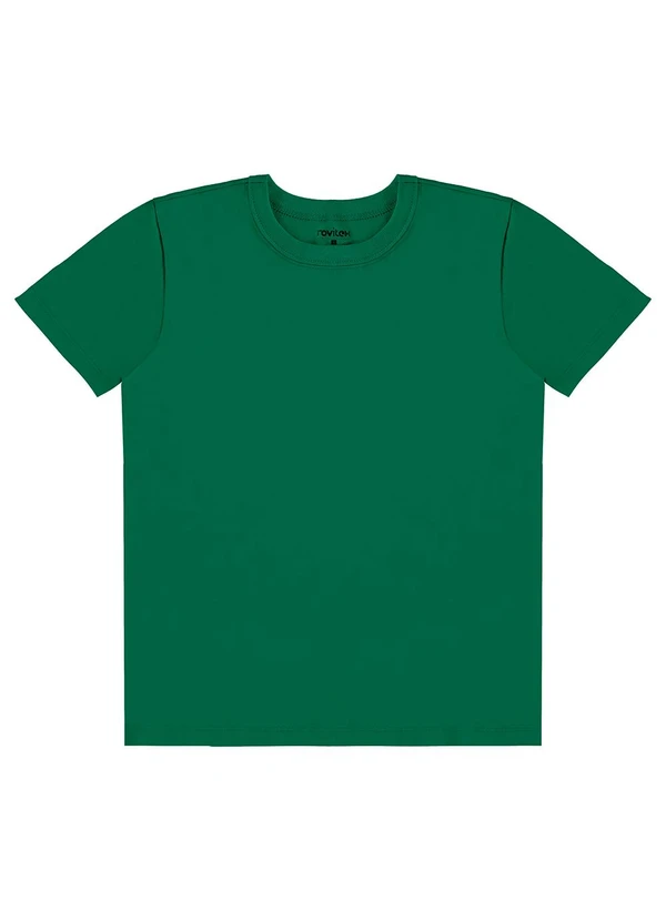 Rovi Kids - Camiseta Infantil Masculina Básica Verde